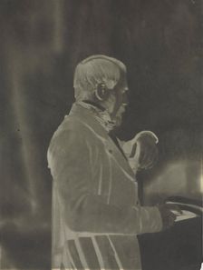 Self-Portrait (negative), c. 1853. Creator: Louis-Rémy Robert (French, 1811-1882)