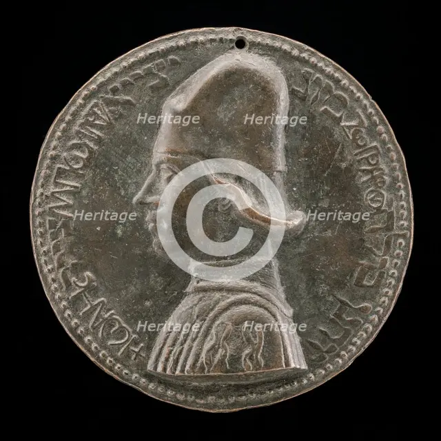 Self-Portrait [obverse], 1458. Creator: Giovanni Boldu.