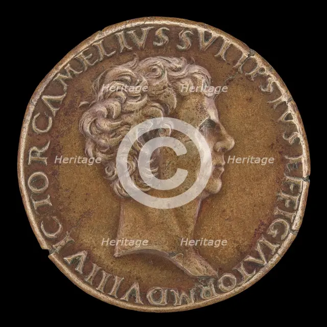 Self-Portrait [obverse], 1508. Creator: Vittore Gambello.