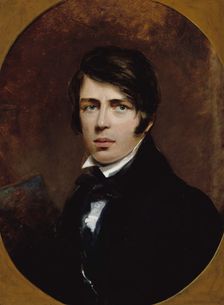 Self-portrait of Thomas Creswick, R.A., 1828. Creator: Thomas Creswick