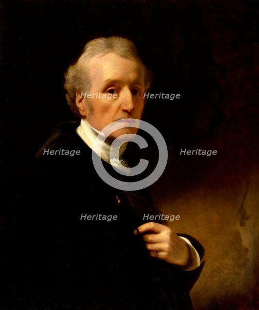 Self-portrait of Thomas Phillips, R.A., 1820s?. Creator: Thomas Phillips.