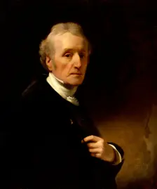 Self-portrait of Thomas Phillips, R.A., 1820s?. Creator: Thomas Phillips