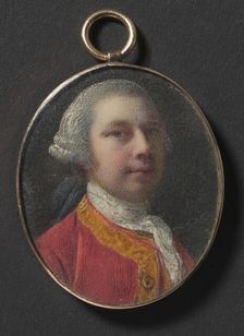 Self-portrait of the artist, 1763. Creator: Nathaniel Hone