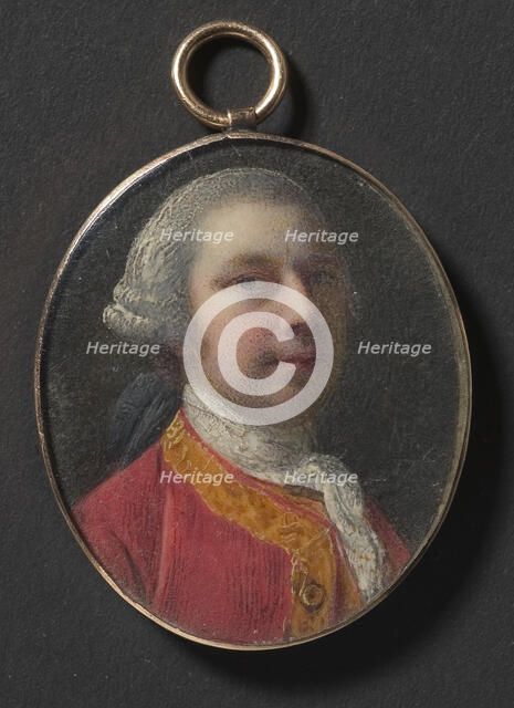 Self-portrait of the artist, 1763. Creator: Nathaniel Hone.