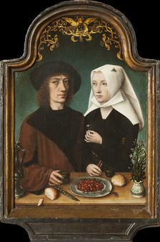 Self-Portrait of the artist with his wife, 1496. Creator: Master of Frankfurt (1460-ca. 1533)