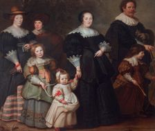 Self-Portrait of the Artist with his Wife Suzanne Cock and their Children, 1634. Creator: Cornelis de Vos