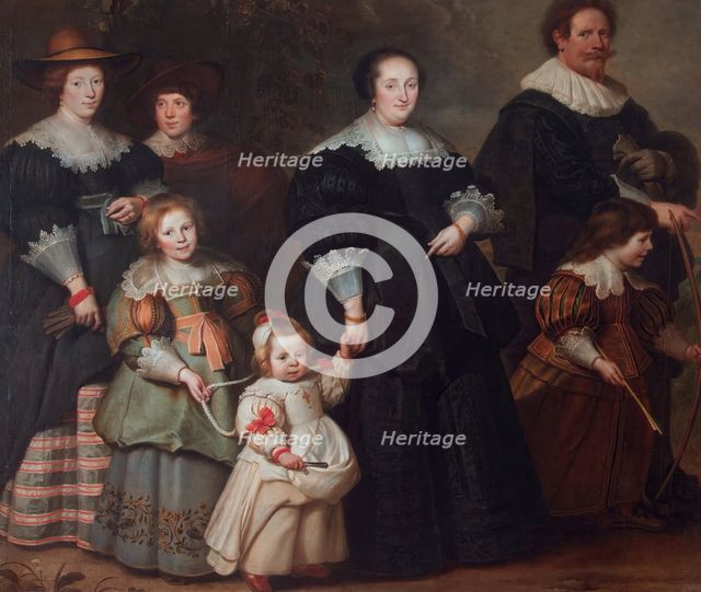 Self-Portrait of the Artist with his Wife Suzanne Cock and their Children, 1634. Creator: Cornelis de Vos.