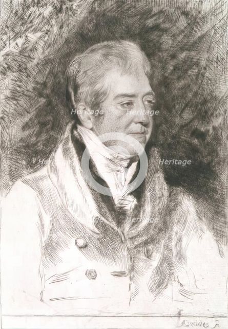 Self Portrait of Alexander Nasmyth, (c1780s), c1820s. Creator: Andrew Geddes.