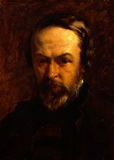 Self-portrait of Alfred Elmore, R.A., (1860s?). Creator: Alfred Elmore
