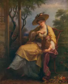 Self-Portrait of Angelica Kauffmann c1780. Artist: Angelica Kauffman