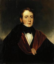 Self-Portrait of Carl Edward Bolin, 1835. Creator: Carl Edvard Bolin