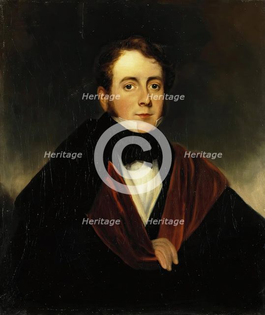 Self-Portrait of Carl Edward Bolin, 1835. Creator: Carl Edvard Bolin.