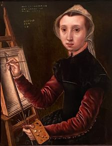 Self-Portrait of Catharina van Hemessen (Kunstmuseum Basel), 1548. Creator: Catharina van Hemessen