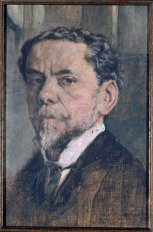 Self-portrait of Charles Courtry (1846-1897), engraver, c1890. Creator: Charles Courtry