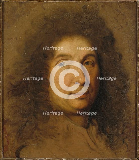 Self -portrait of Charles Lebrun, between 1651 and 1700. Creator: Charles le Brun.