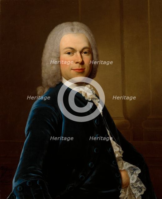 Self-portrait of Edward Penny, R.A., 1759. Creator: Edward Penny.