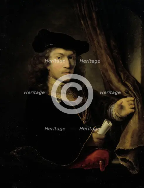 Self Portrait of Ferdinand Bol, 1630-1680. Creator: Ferdinand Bol.