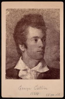 Self-Portrait of George Catlin (1796-1872), 1824. Creator: George Catlin