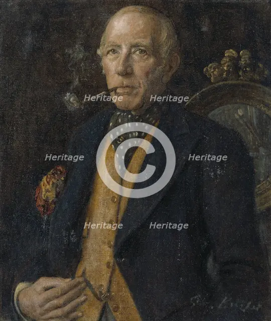 Self-portrait of George Belcher, R.A., 1944. Creator: George Belcher.