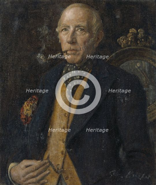 Self-portrait of George Belcher, R.A., 1944. Creator: George Belcher.
