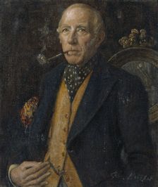 Self-portrait of George Belcher, R.A., 1944. Creator: George Belcher