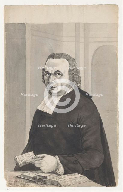 Self-portrait of Jan Brandes, 1789.  Creator: Jan Brandes.