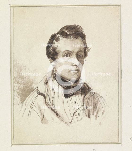 Self -portrait of Jan van der Kaa, 1825-1850. Creator: Jan van der Kaa.
