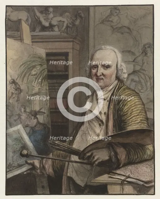 Self -portrait of Jurriaan Andriessen, 1799. Creator: Juriaan Andriessen.