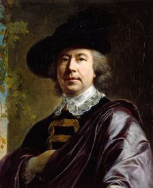 Self-portrait of Nathaniel Hone, R.A., 1768. Creator: Nathaniel Hone