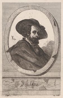 Self-portrait of Peter Paul Rubens, 1874., 1874. Creator: Anon