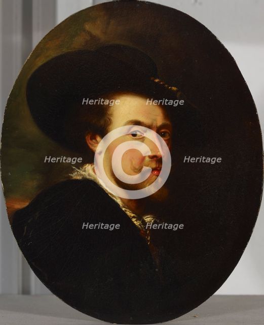Self Portrait of Peter Paul Rubens, copy, 1800-1899. Creator: Unknown.