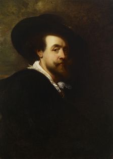 Self Portrait of Peter Paul Rubens, copy, 1842-1866. Creator: Wladimir Swertschkoff