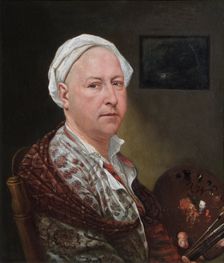 Self-portrait of Richard Wilson, R.A., (1760s or 1770s?). Creator: Richard Wilson