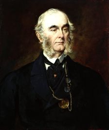 Self-portrait of Sir Francis Grant, P.R.A, 1876. Creator: Francis Grant