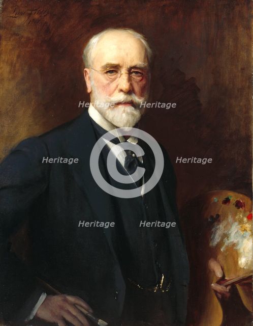 Self-portrait of Sir Luke Fildes, R.A., 1911. Creator: Luke Fildes.