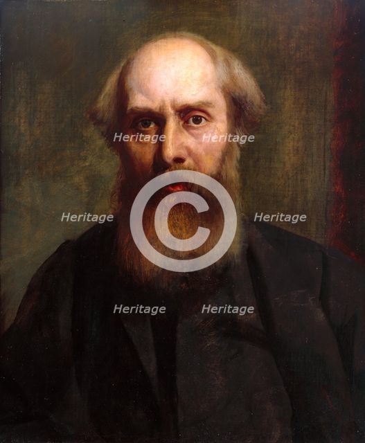 Self-portrait of Solomon Alexander Hart, R.A., c1860. Creator: Solomon Alexander Hart.