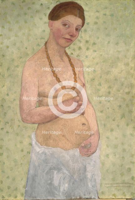 Self-Portrait on the sixth wedding anniversary, 1906.