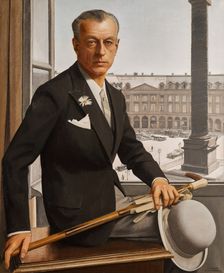 Self-portrait, Place Vendôme, c1932. Creator: Boutet de Monvel, Bernard (1881-1949)