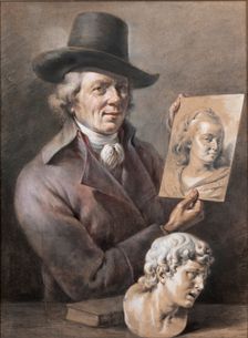Self-Portrait, Second Half of the 18th cen.. Creator: Boissieu, Jean-Jacques, de (1736-1810)