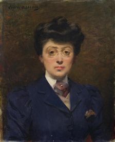 Self-portrait, Second Half of the 19th century. Creator: Abbéma, Louise (1853-1927)