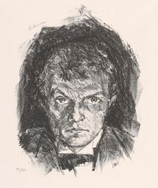 Self-Portrait (Selbstbildnis), 1911. Creator: Max Beckmann