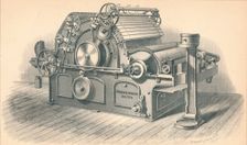Self Stripping Carding Engine, by Dobson and Barlow Bolton 1874. Artist: GB Smith