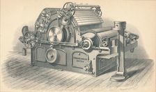 Self Stripping Carding Engine, by Dobson and Barlow Bolton 1874. Artist: GB Smith