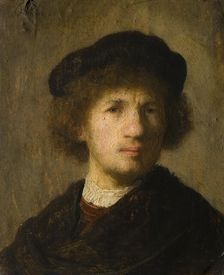 Selfportrait, 1630. Creator: Rembrandt Harmensz van Rijn
