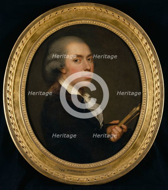 Selfportrait, late 1790s. Creator: Adolf Ulric Wertmüller.