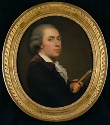 Selfportrait, late 1790s. Creator: Adolf Ulric Wertmüller