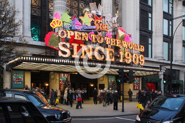 Selfridge's department store, London, 2010. Creator: Peter Thompson.