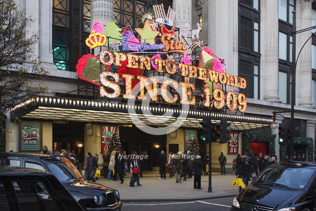 Selfridge's department store, London, 2010.
