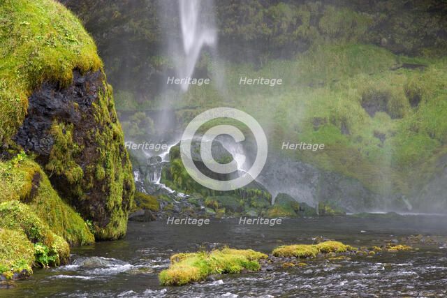Seljalandfoss Falls B, Iceland. Creator: Tom Artin.