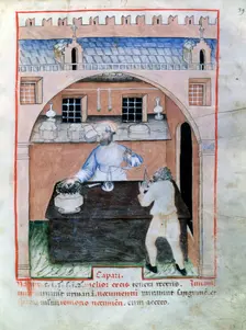 Seller of capers, 1390-1400